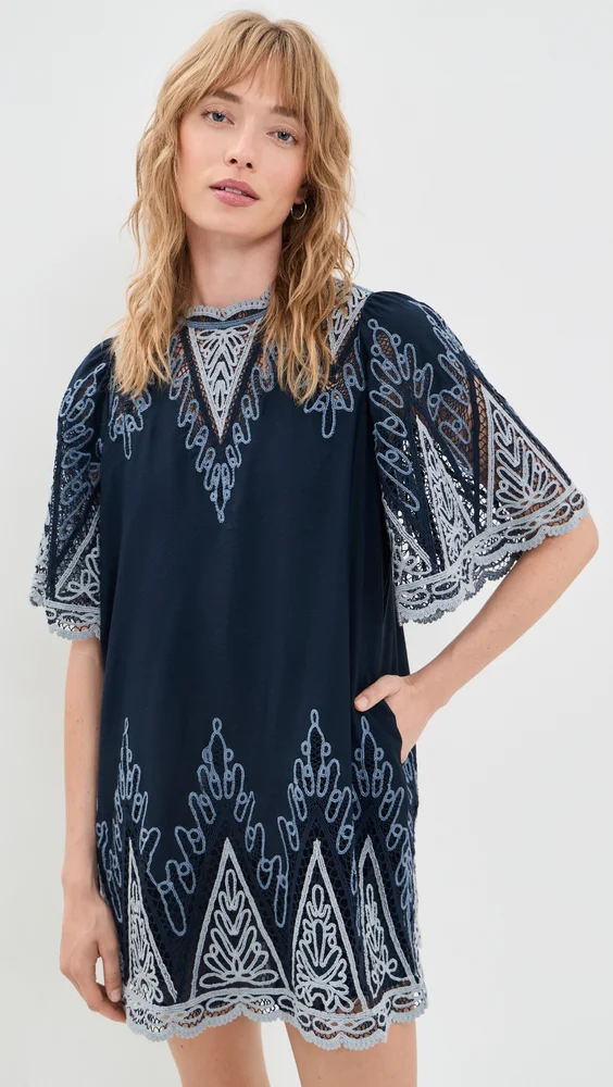 Vali Embellished Mini Dress