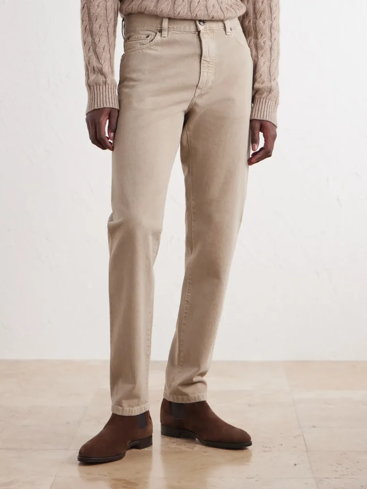 Roccia Slim-Fit Garment-Dyed Jeans
