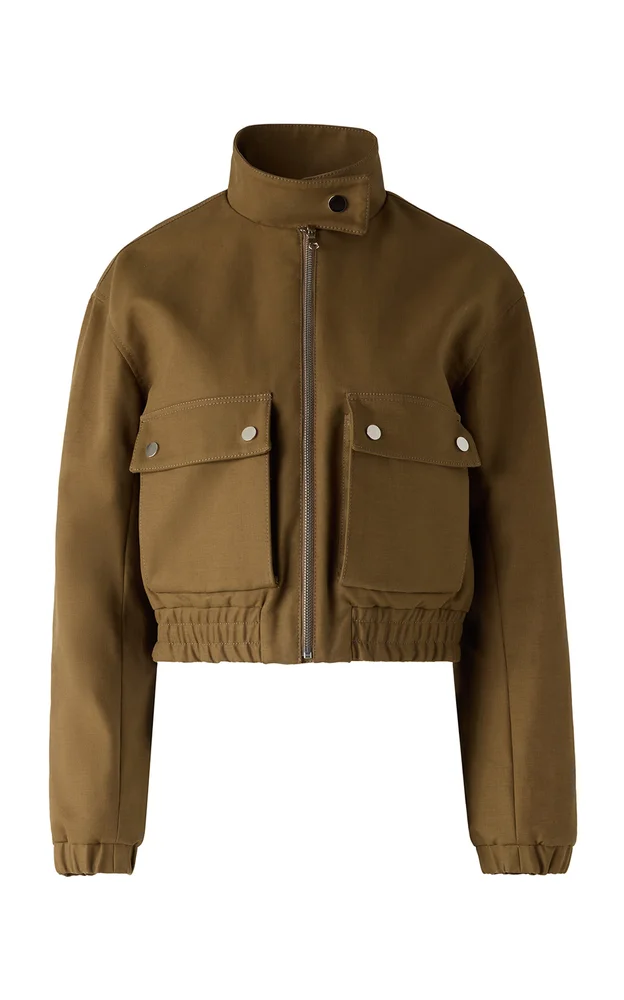 Exclusive Utility Patch Pocket Cotton Jacket