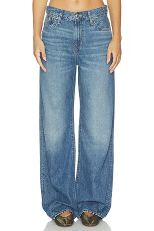 Madewell The Perfect Vintage Wide-Leg in Airy Denim