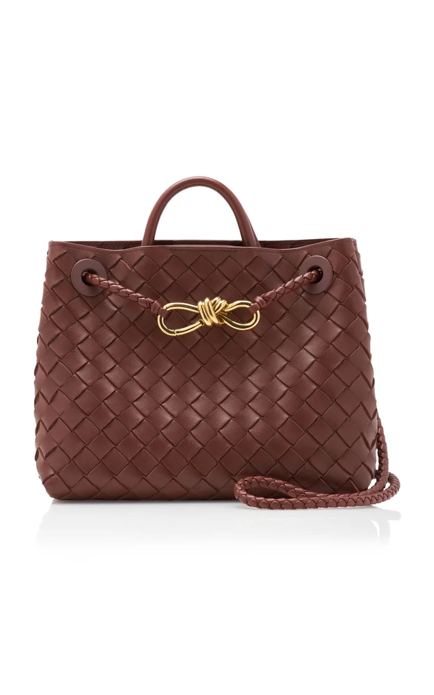 Small Andiamo Intrecciato Leather Bag