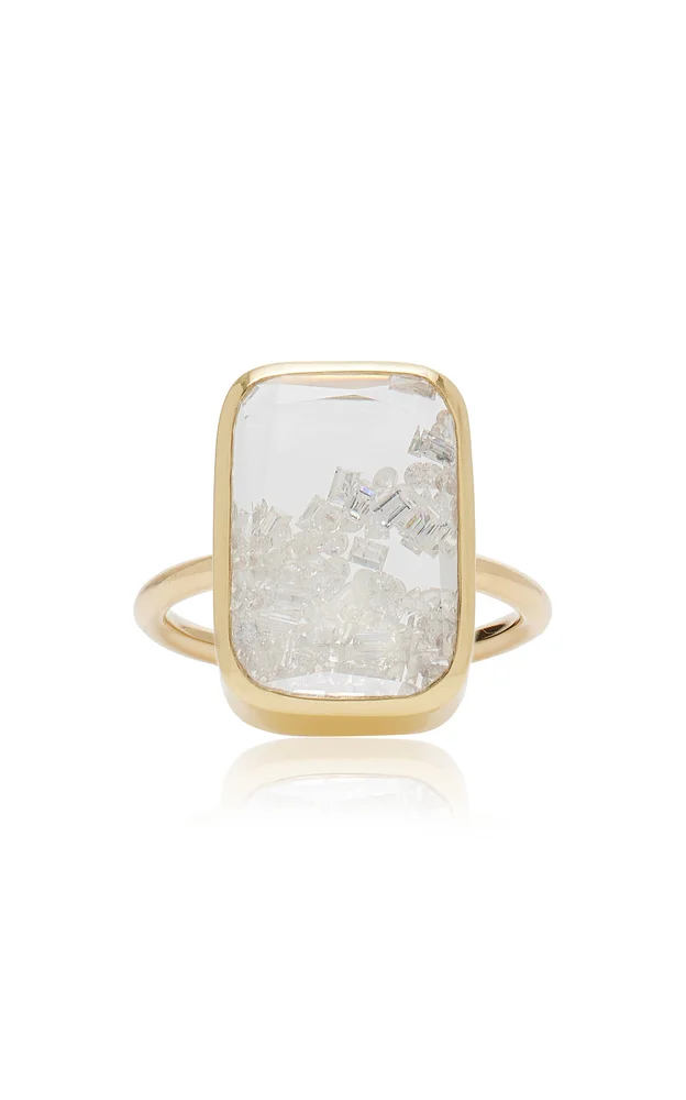Ten Fourteen 18k Yellow Gold Diamond Ring