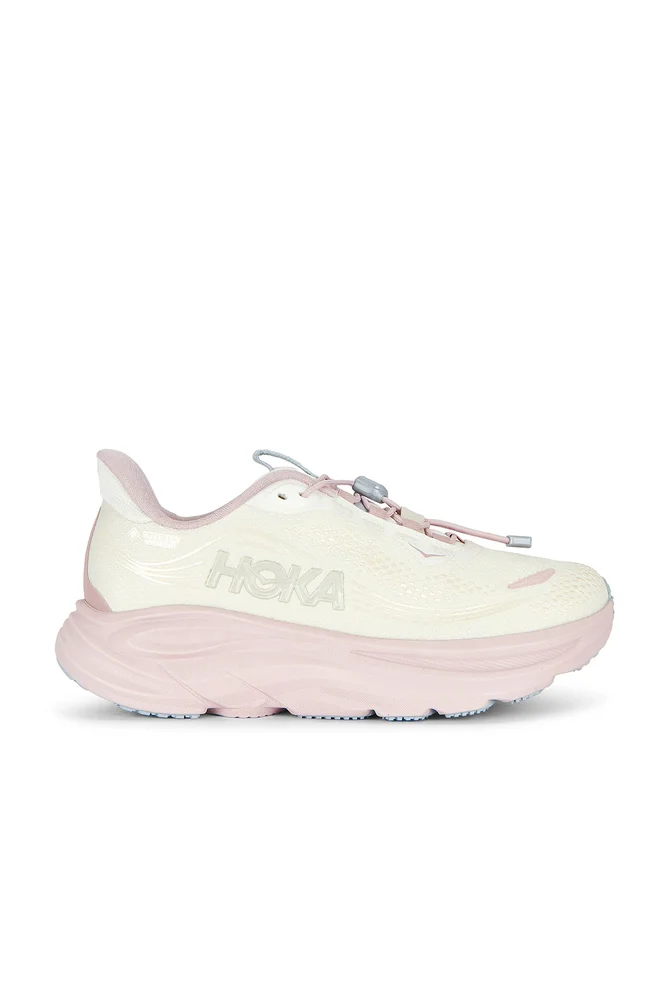 Clifton 11 GTX Sneaker in Alabaster and Pink Opal