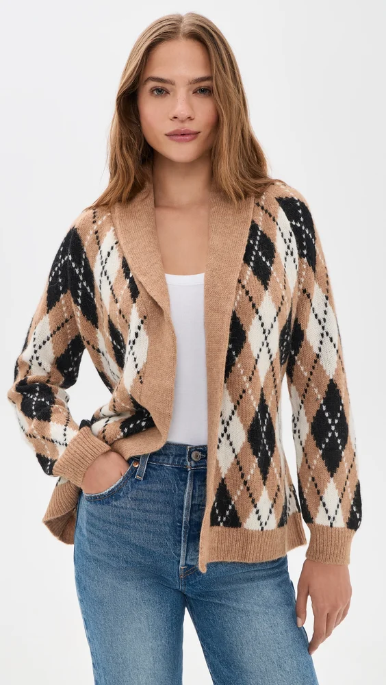The Argyle Riding Cardigan