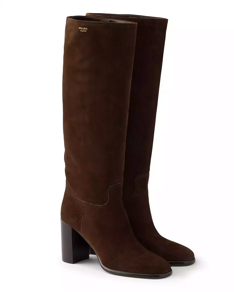 Women's Suede Knee High Boots
