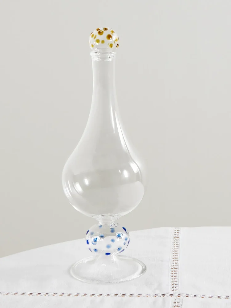 Hydra glass decanter