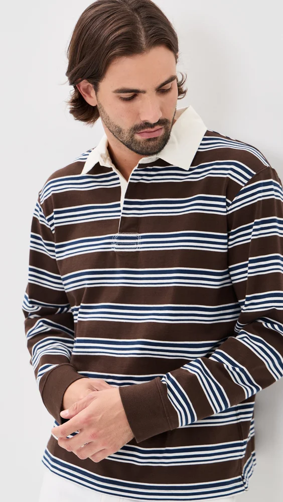 Mini Stripe Rugby Polo