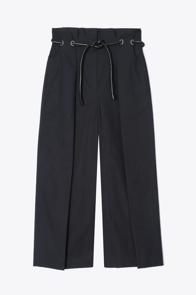 Cropped Wide Leg Origami Trouser