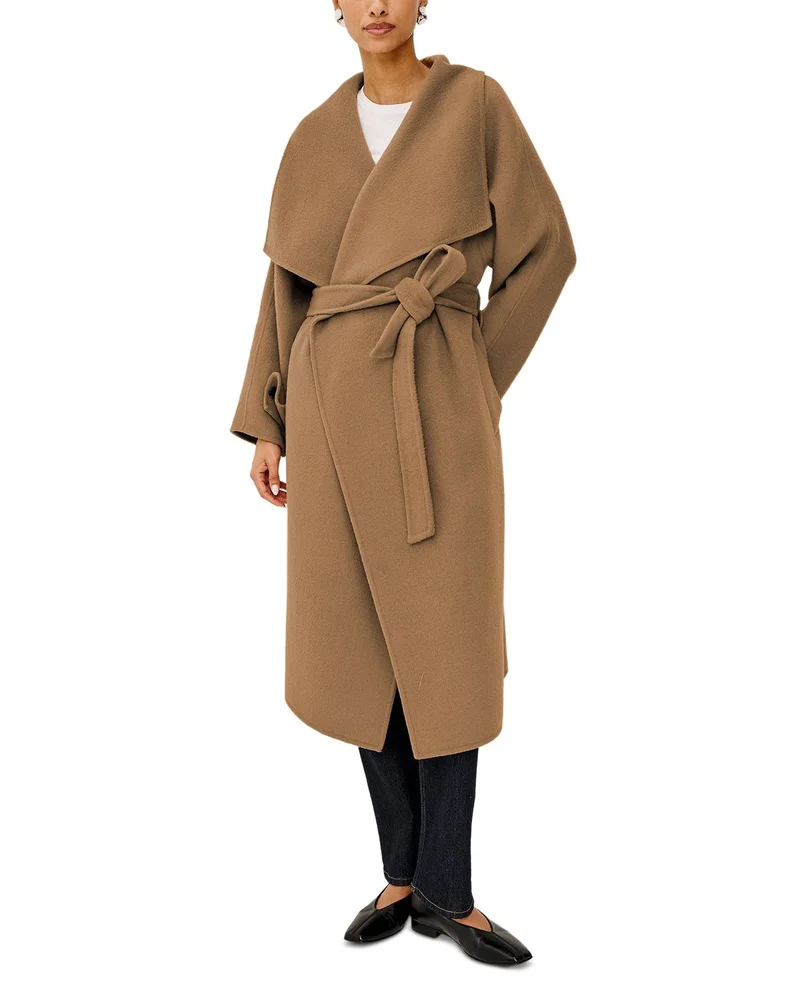Celeste Belted Wrap Coat