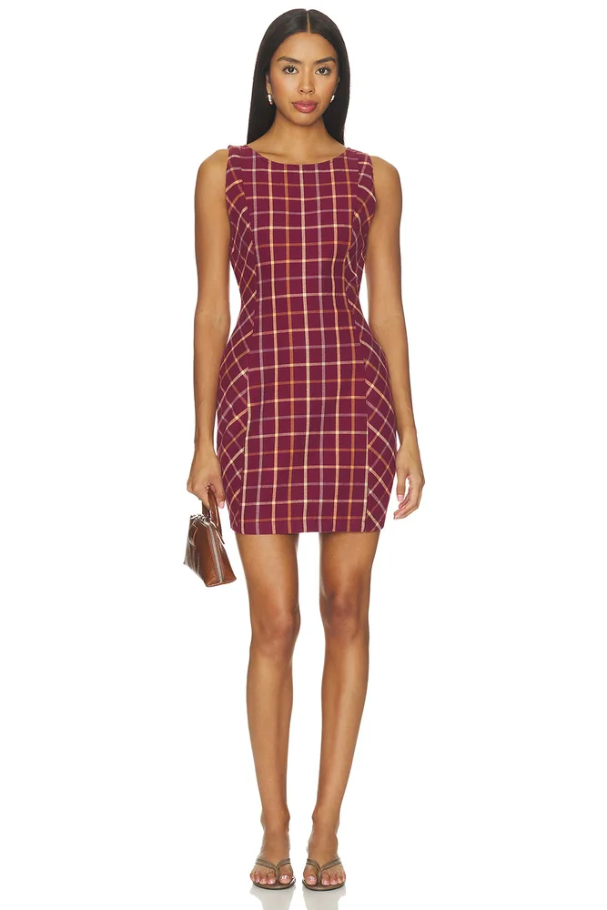 Atlas Plaid Mini Dress