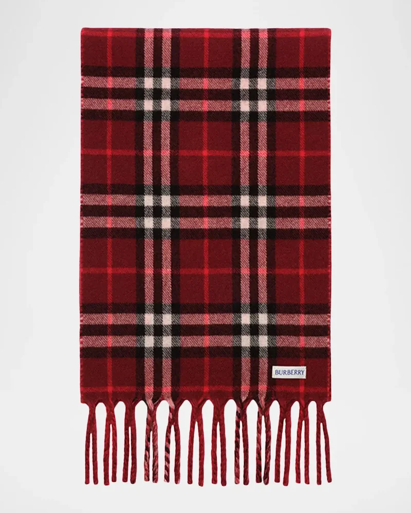 Reversible Knight Stamp Cashmere Scarf