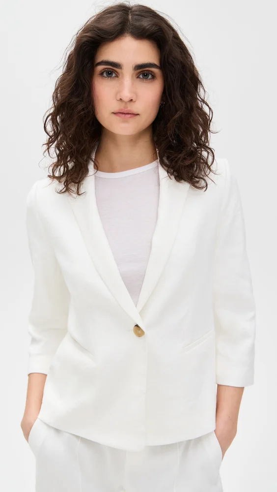 Linen Shrunken Blazer