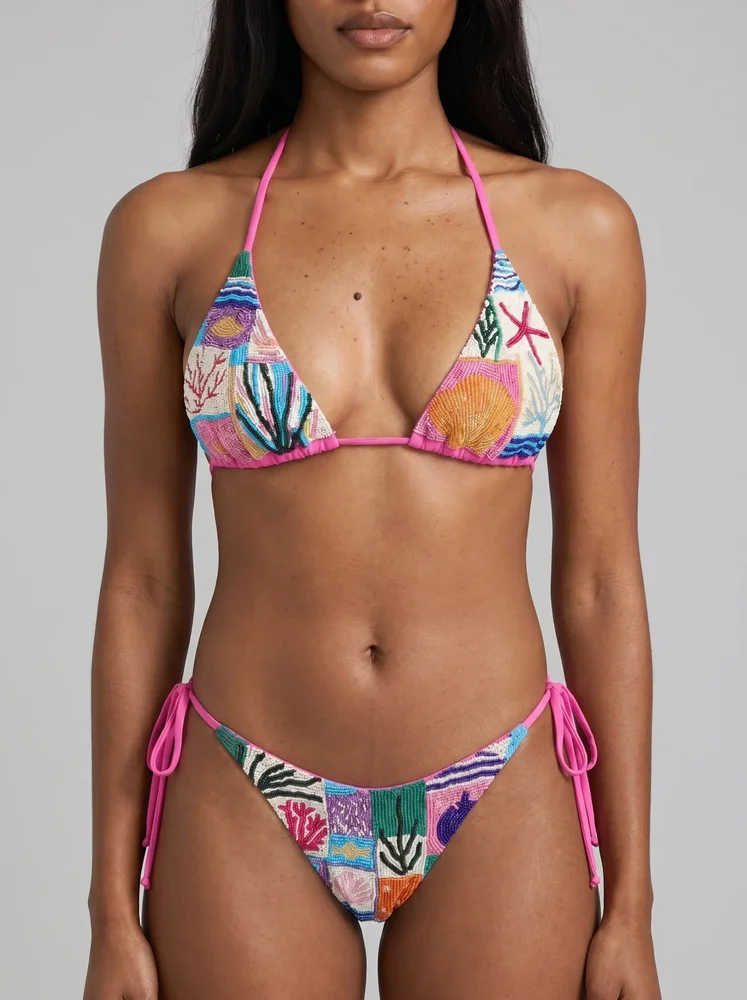Starfish Mosaic Bikini Top