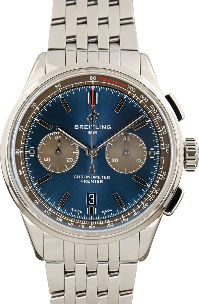 Pre-Owned Premier B01 Chronograph 42 Blue Dial