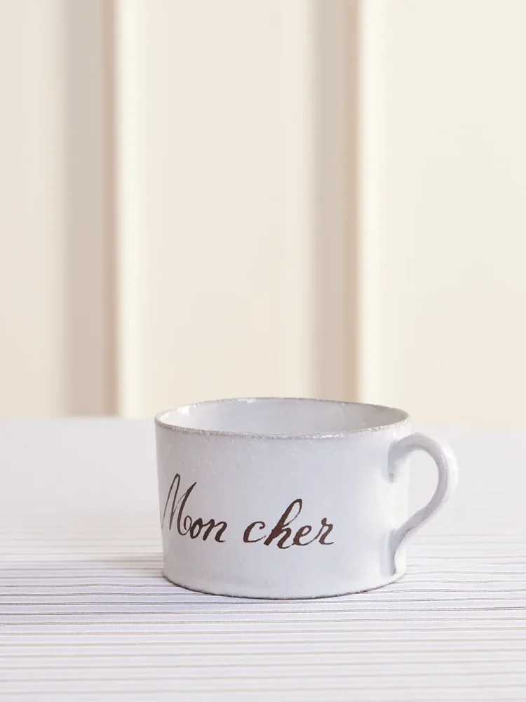 + John Derian Mon Cher ceramic cup