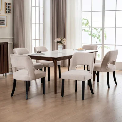 Isfried Upholstered Hollow Back Side Chair