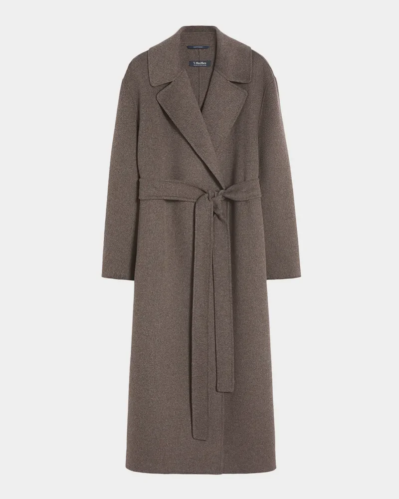 Luna Wool Long Wrap Coat