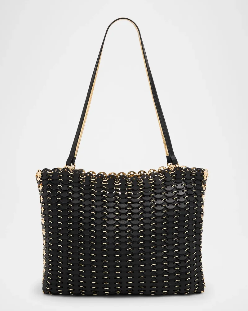 Sac a Main Leather Disc Link Shoulder Bag