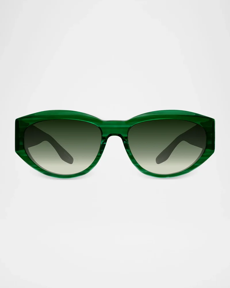Robinson 56mm Acetate Oval Sunglasses
