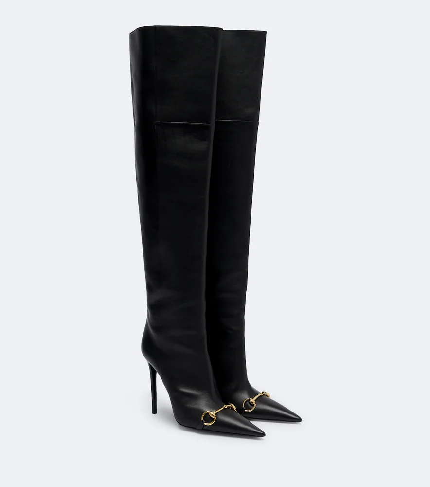 Donna Horsebit over-the-knee boots