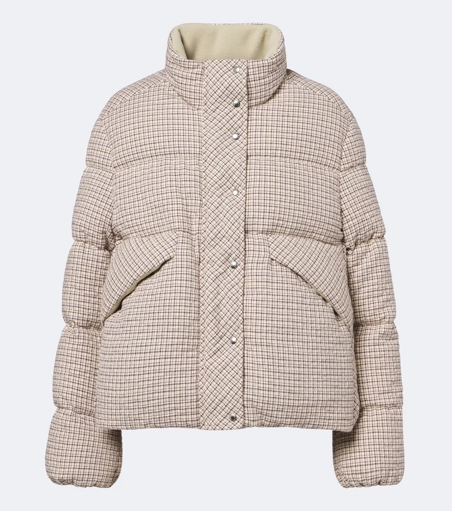 Cloante checked down jacket