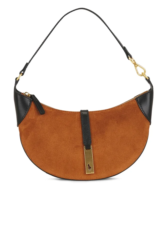 Small Suede Leather Shoulder Bag