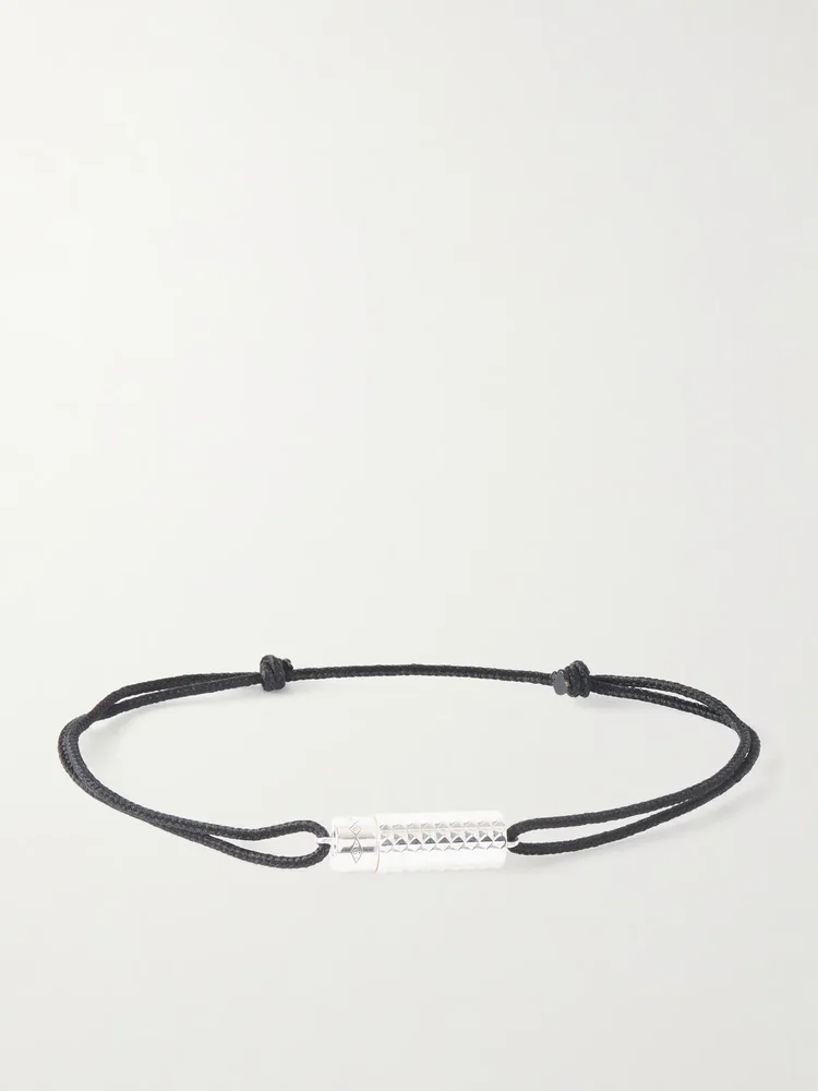 5G Sterling Silver Cord Bracelet