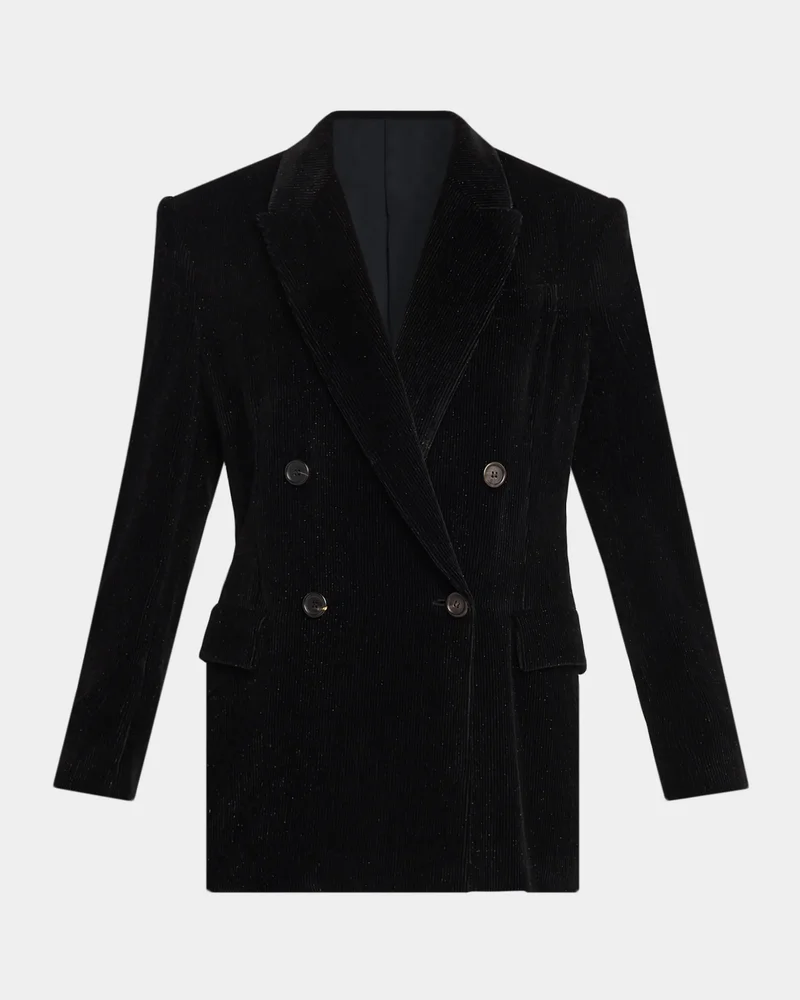 Sparkling Corduroy Suit-Type Jacket