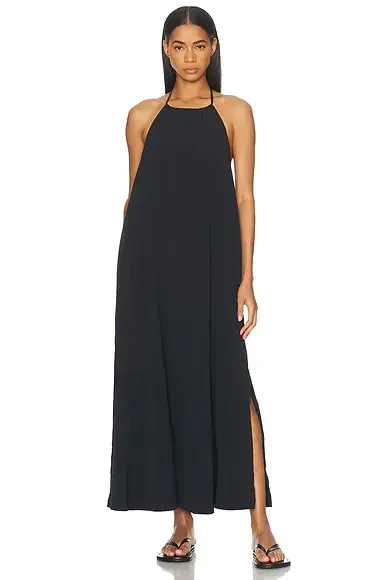 Go With The Flow Halter Dress