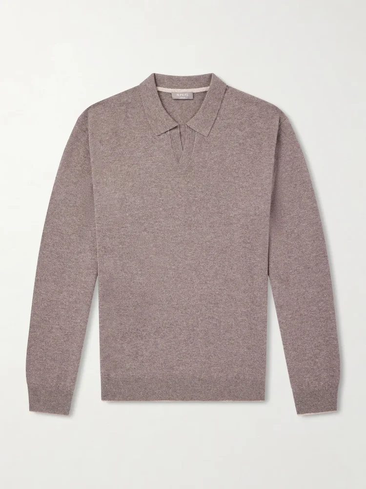 Sloane Organic Cashmere Polo Shirt