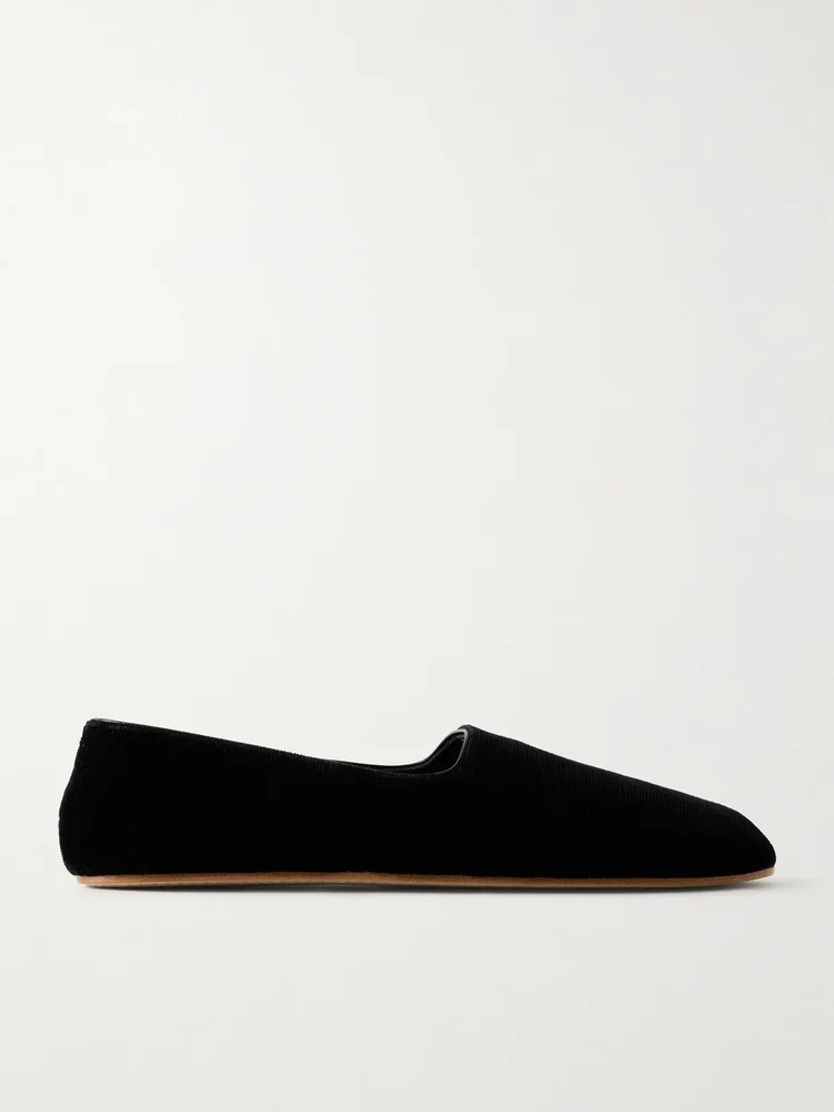 Ponti velvet slippers