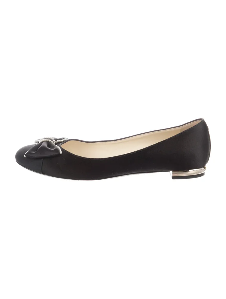 Pre-Owned 2016 Interlocking CC Logo Ballet Flats