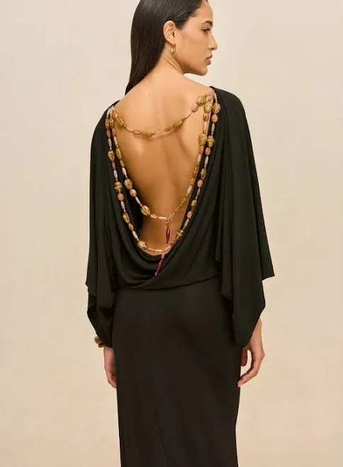 Cult Gaia Pallana Gown | Black | L