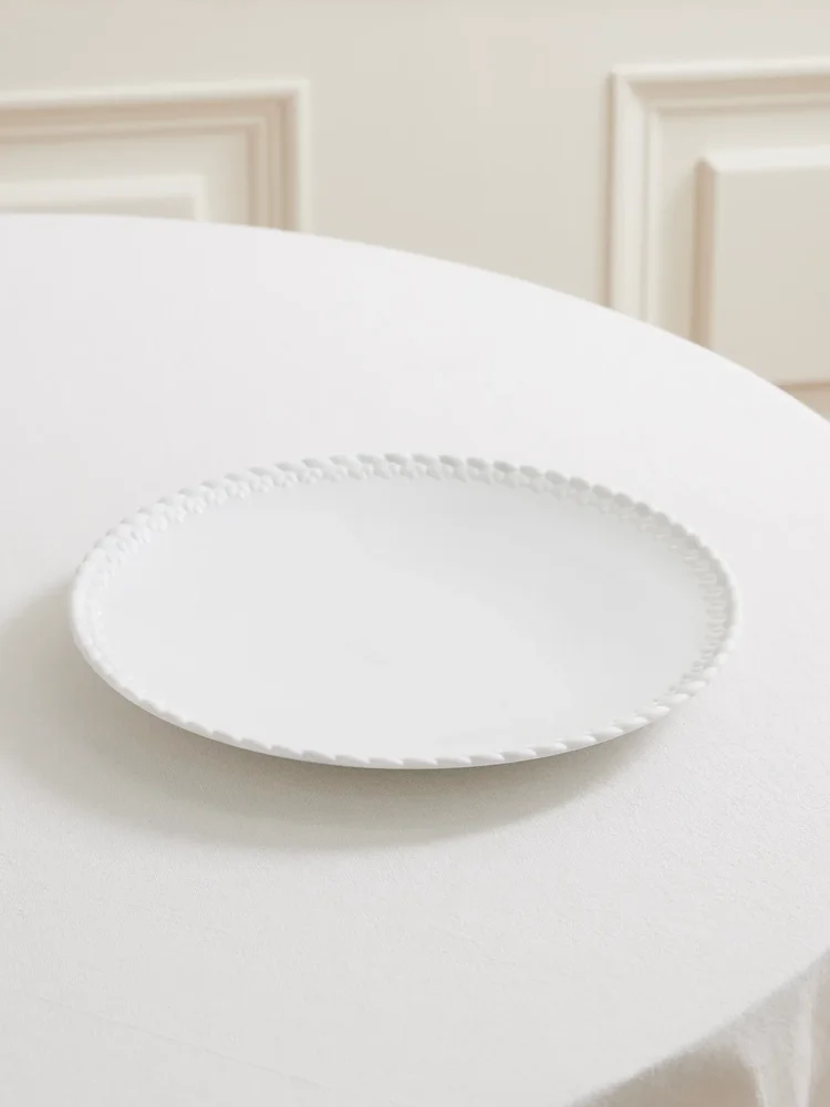 Babylone porcelain dinner plate