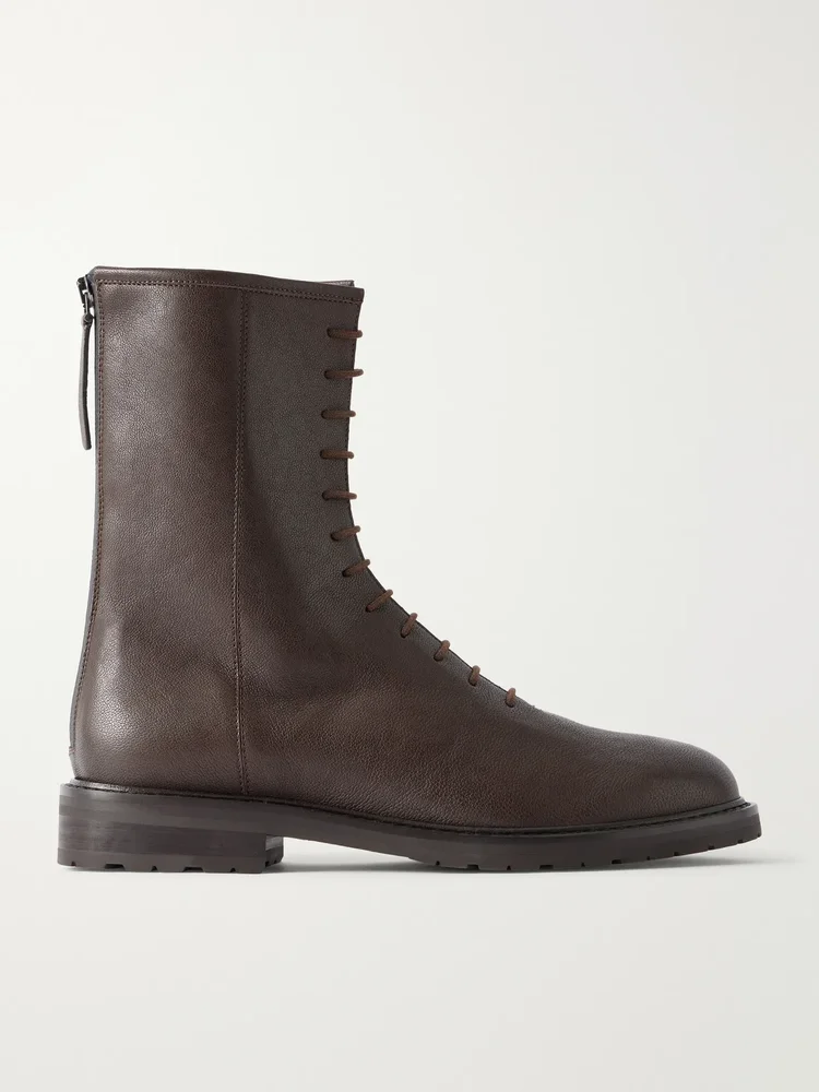 08 leather ankle boots