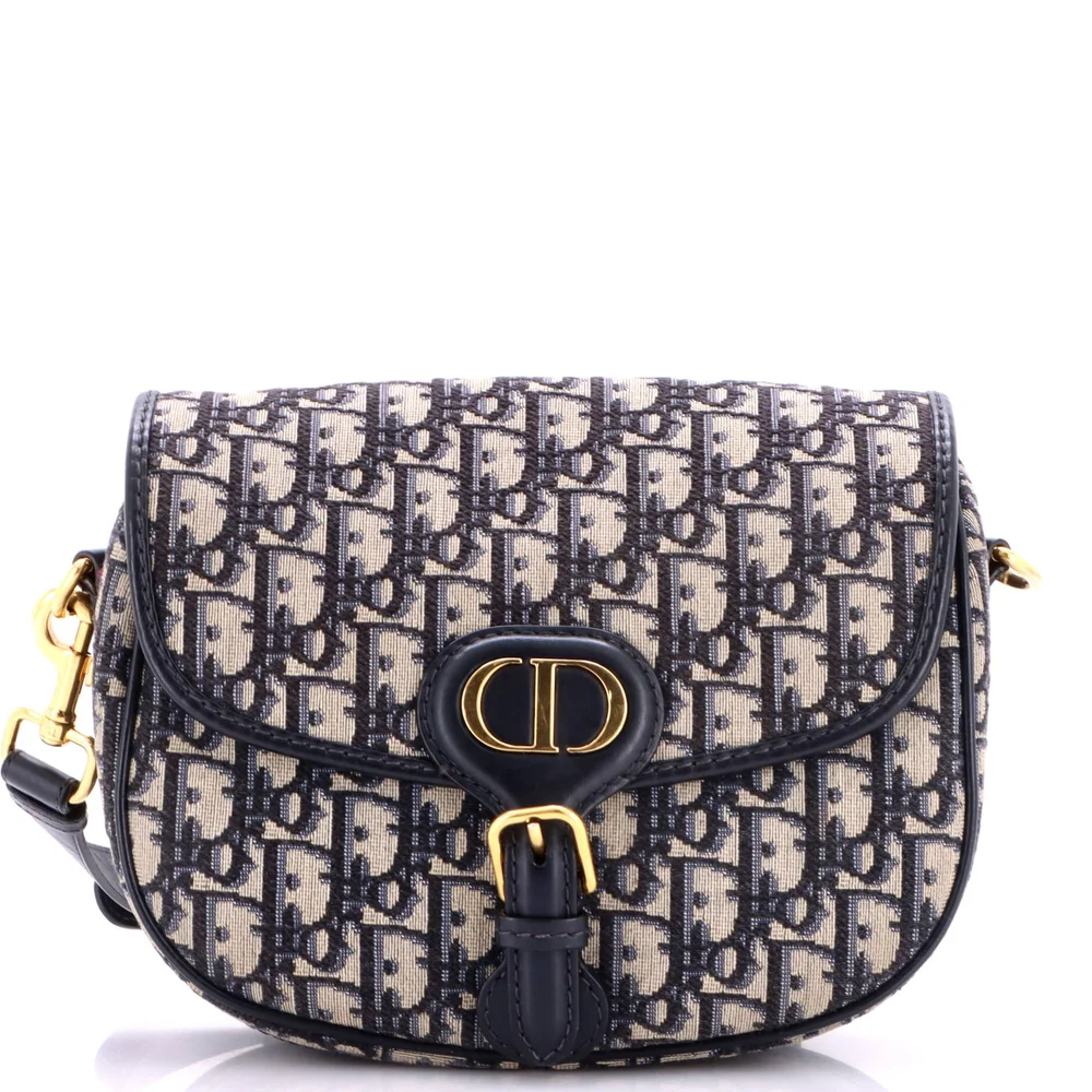 Pre-Owned Bobby Flap Bag Oblique Canvas Medium
