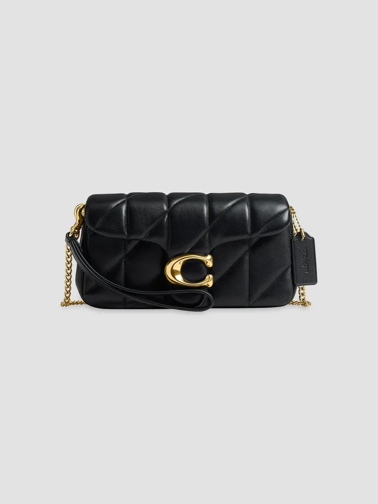 Tabby Quilted Leather Chain Crossbody Bag 19