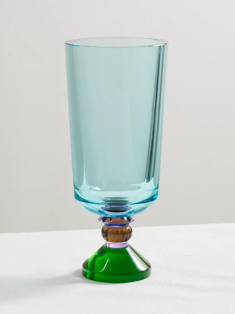 Large crystal vase