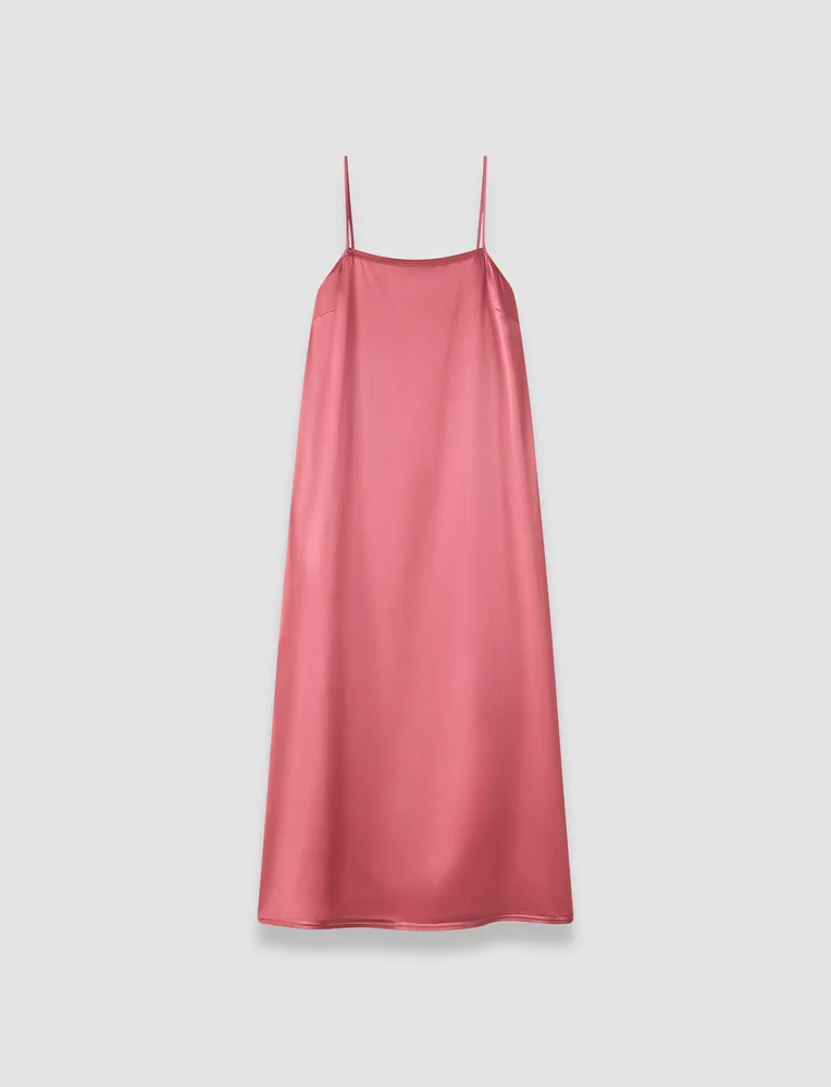 Agnes Silk Satin Dress