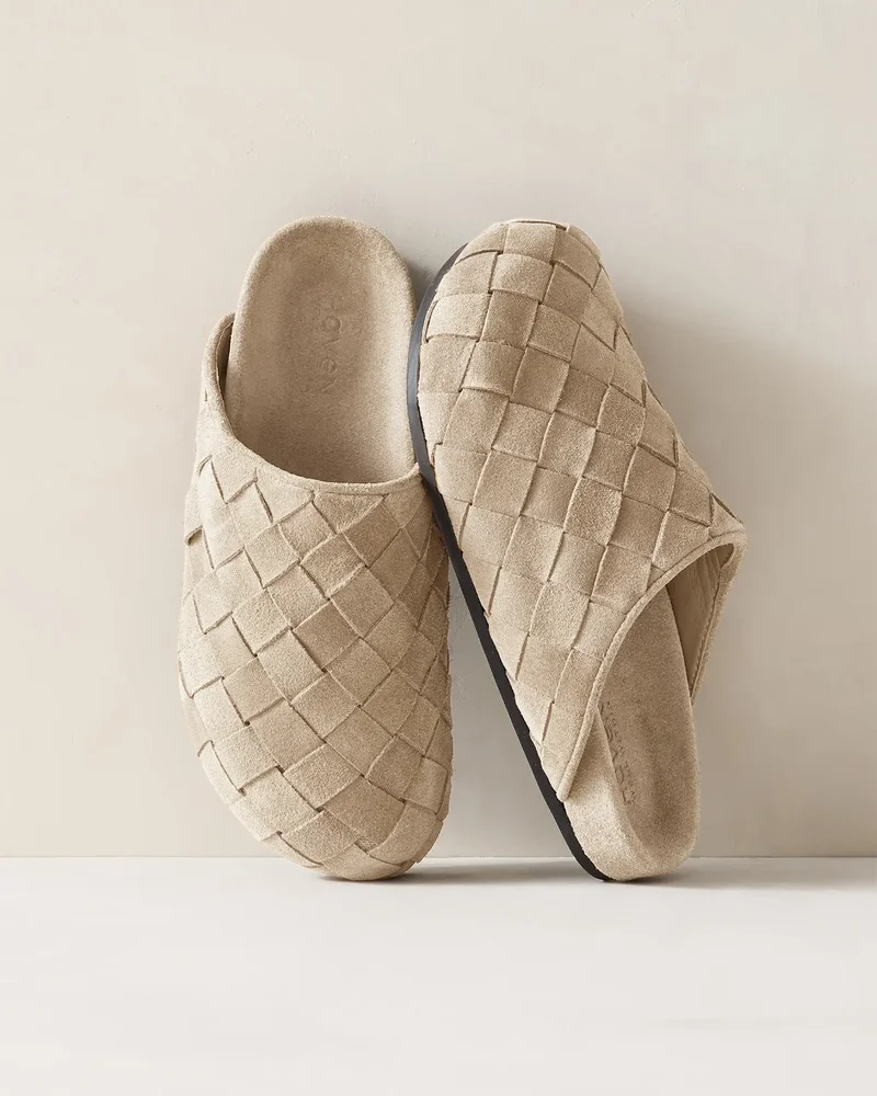 Haven Well Within Woven Suede Clogs