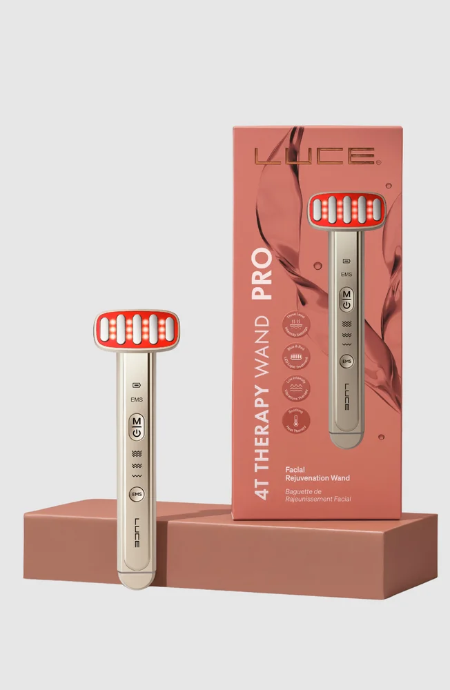 LUCE 4T Therapy PRO Face and Neck Microcurrent Wand