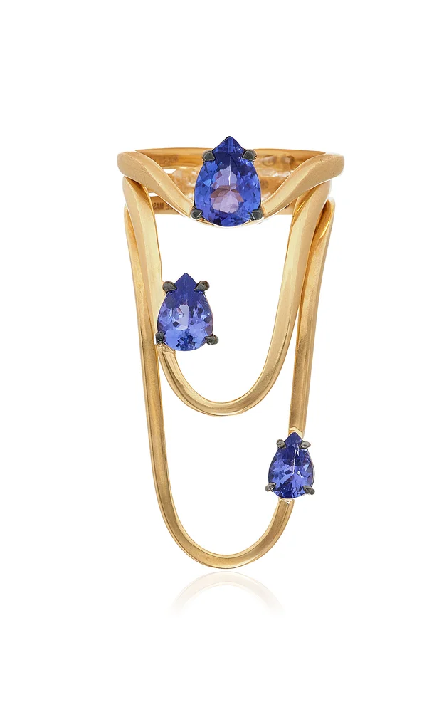 n°21 18K Yellow Gold Tanzanite Ring