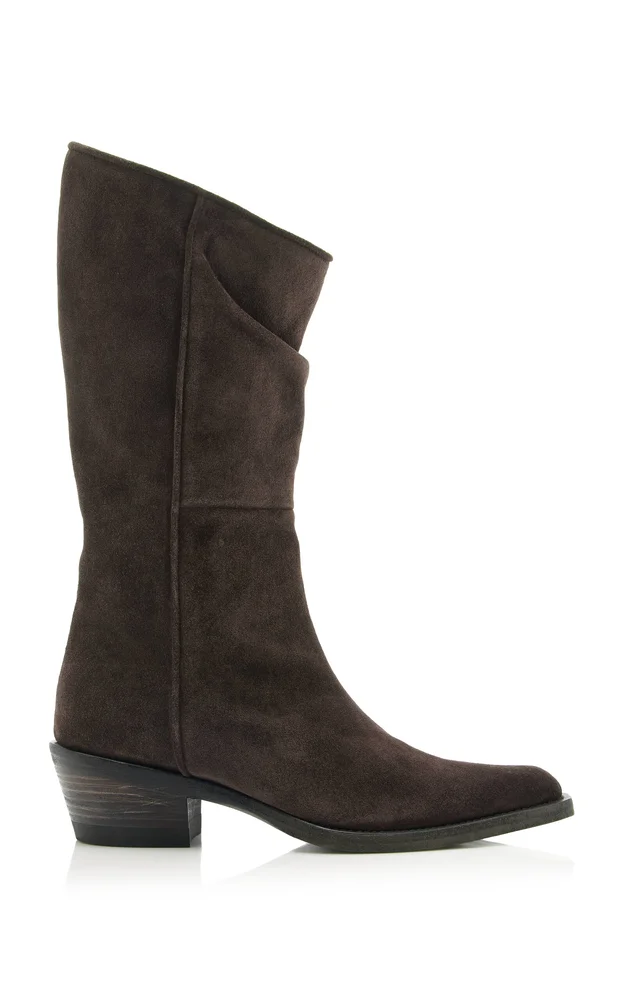 Clive Suede Knee Boots