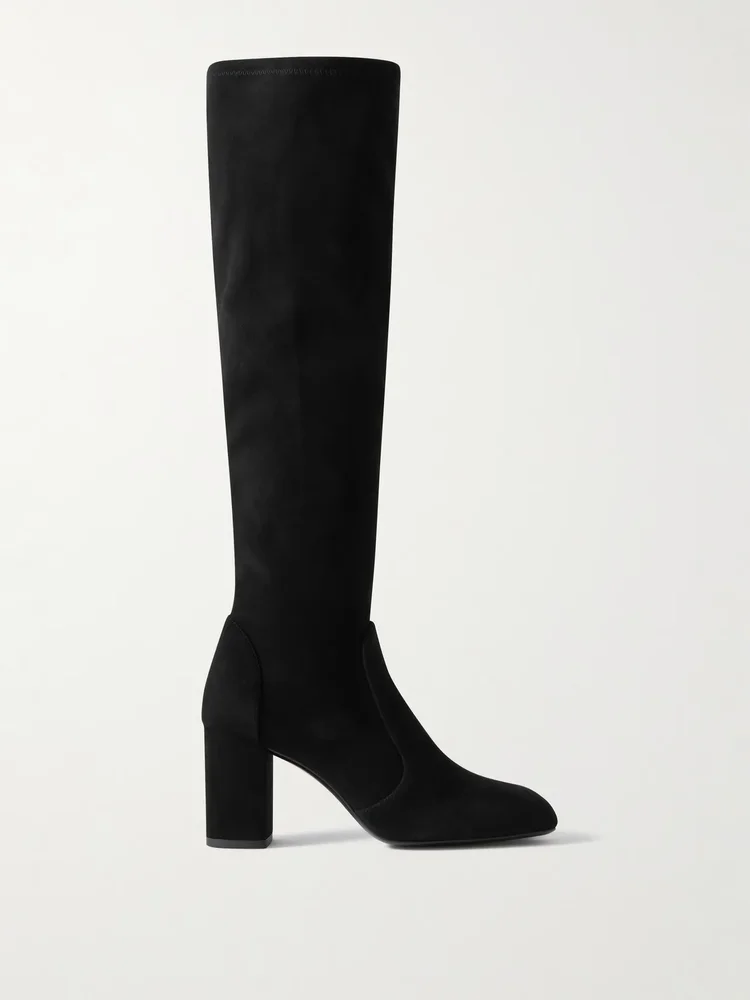 Lucie suede knee boots