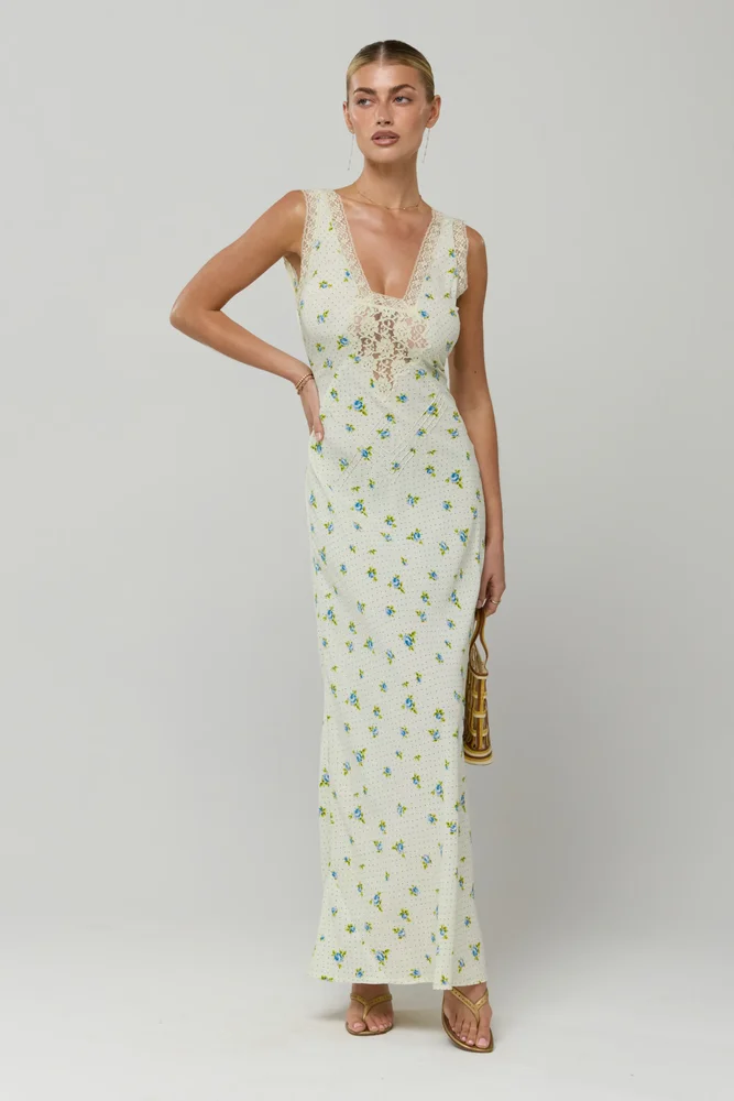 Aimee Dress in Bluebell