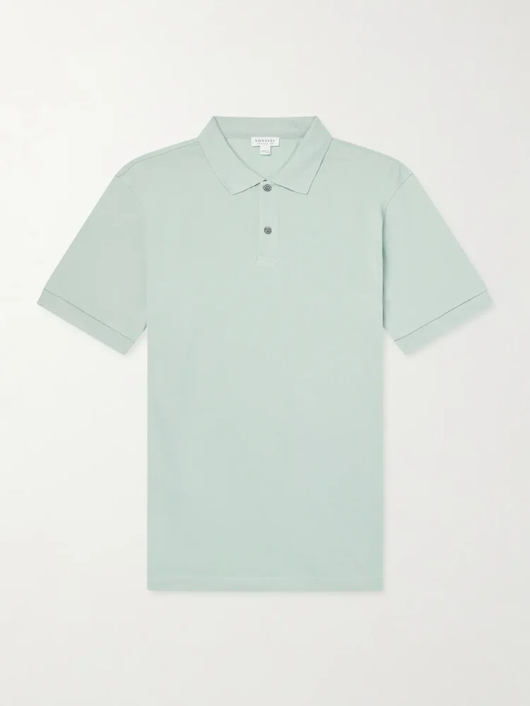 Pima Cotton-Piqué Polo-Shirt