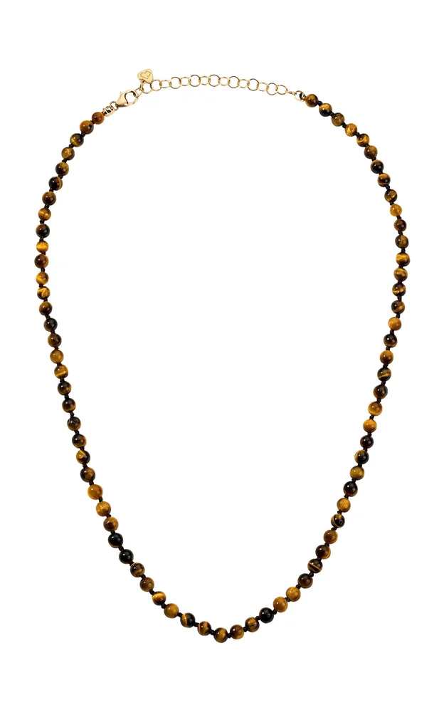 Tiger's Eye Candy Bead Necklace