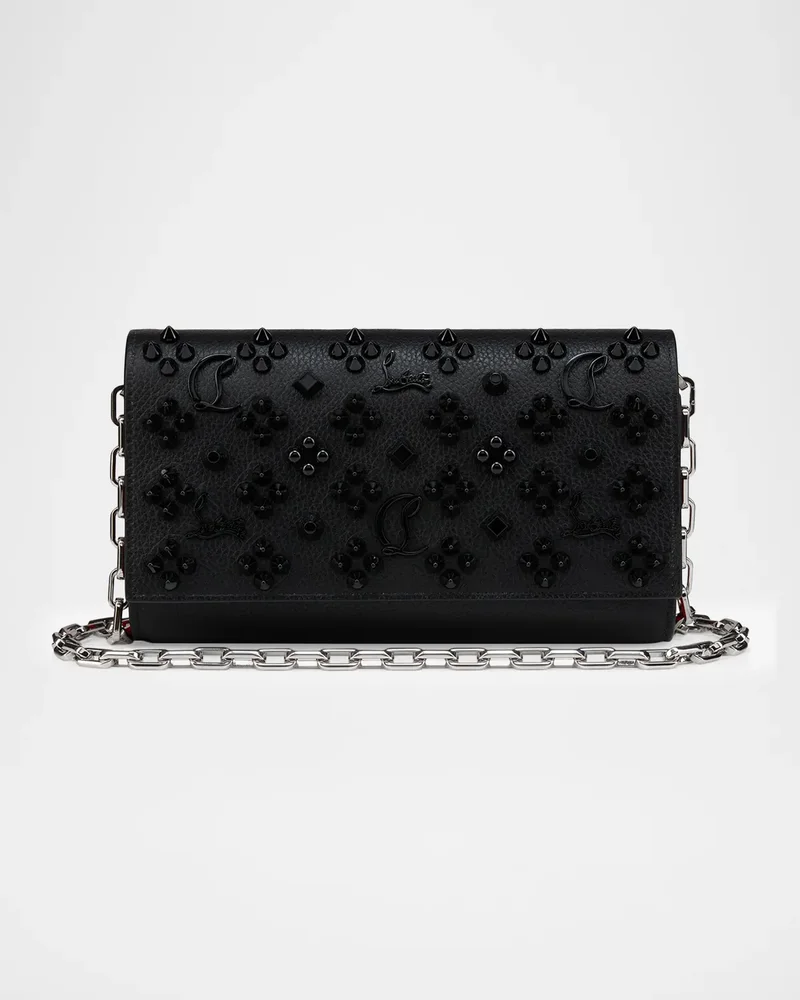 Paloma Wallet on Chain in Loubinthesky Leather