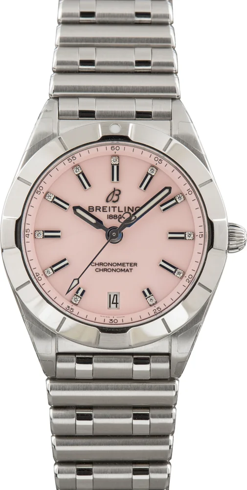 Pre-Owned Chronomat 32 Pink Diamond Dial, Ref. A77310101K1A1 (2023)