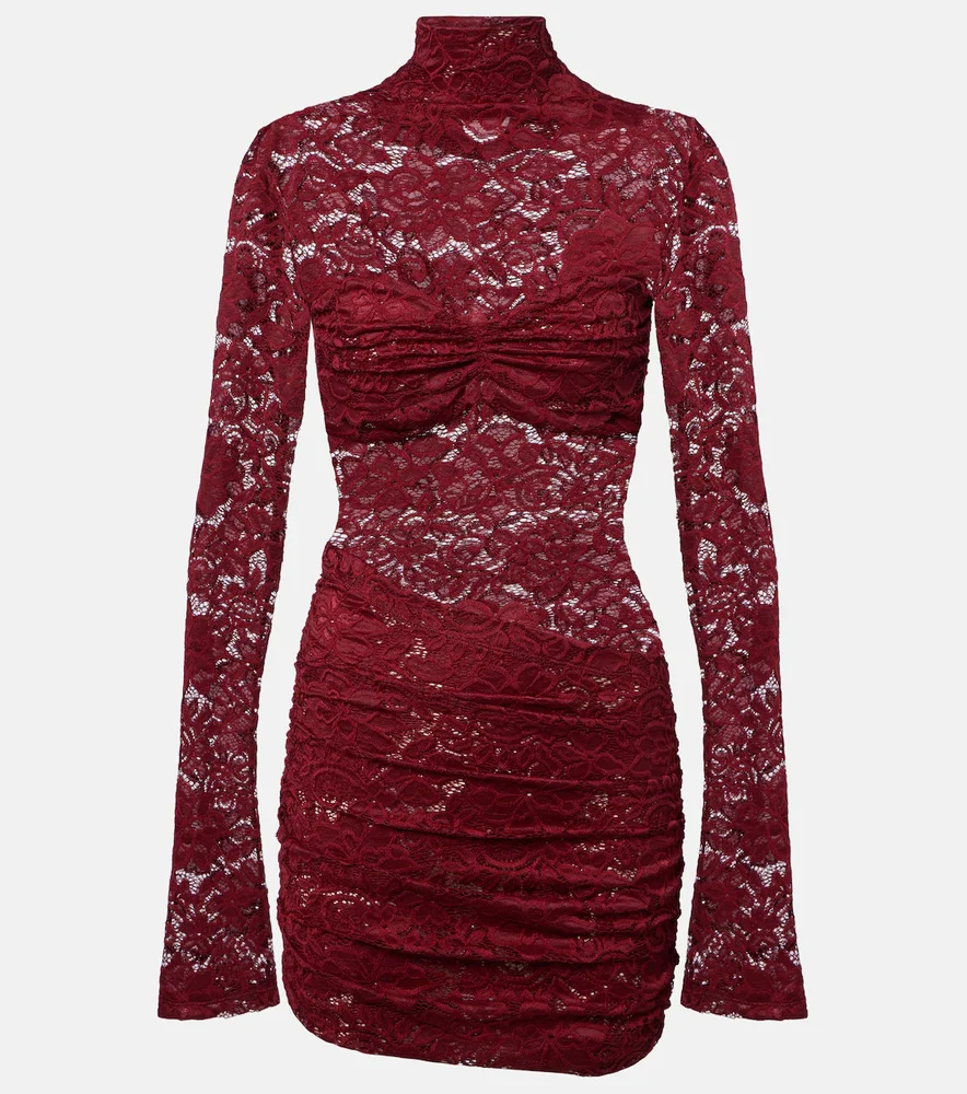 Francisca floral lace minidress